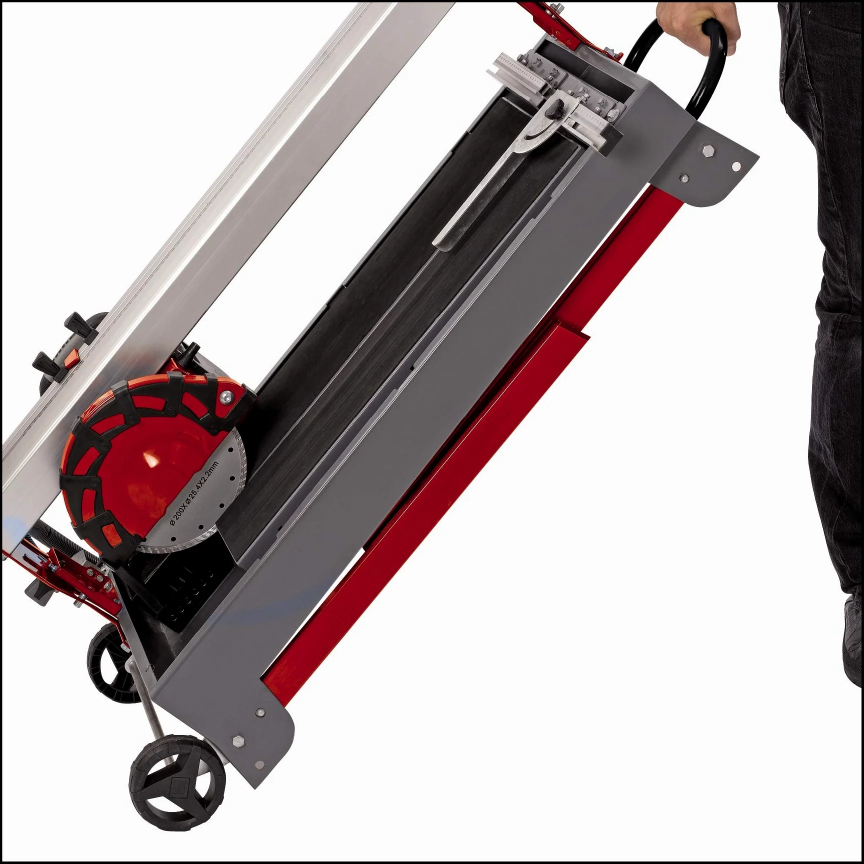 Einhell Coupe-carrelage radial TE-TC 620 U (900 W, Hauteur de travail : 700 mm, longueur de coupe 620 mm, Grand bac de récupération d'eau, Protection du disque)