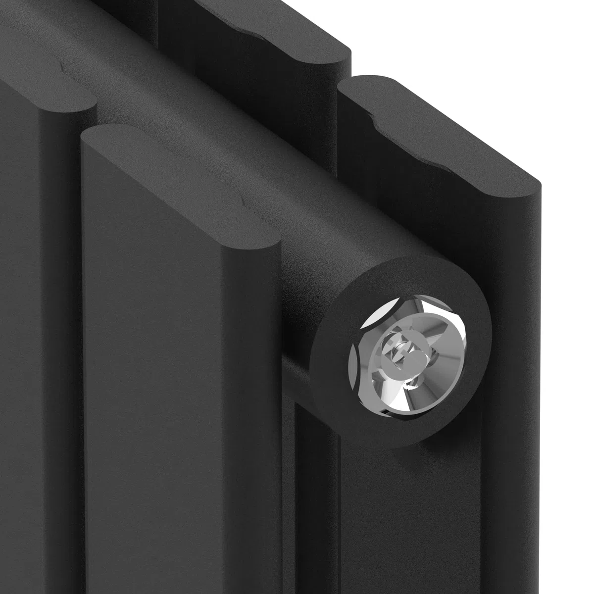 [neu.haus] Radiateur à Panneaux Double Radiateur Design Plat Chauffage Central pour Salon Chambre Salle de Bain 1140 W Acier 120 x 45 cm Noir