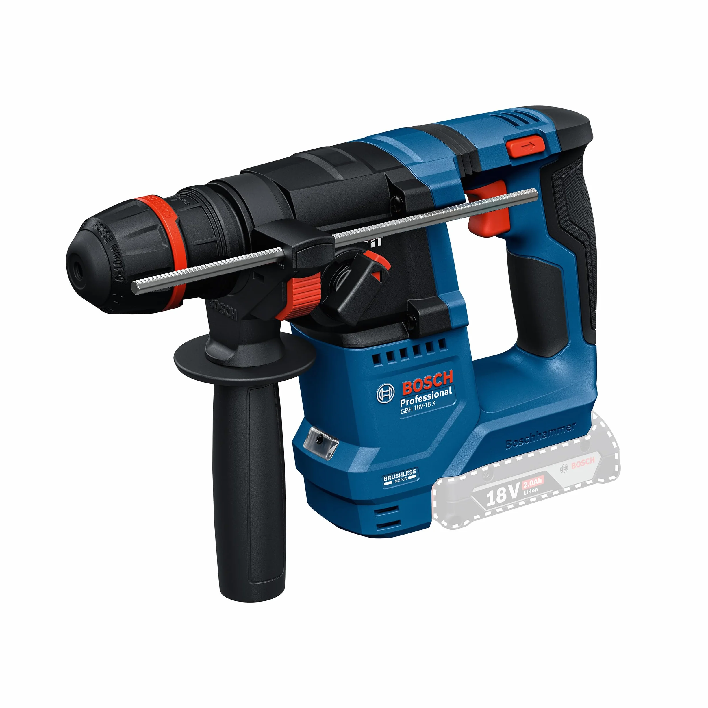 Bosch Professional 18V System perforateur sans-fil GBH 18V-18 X (mandrin One Chuck)