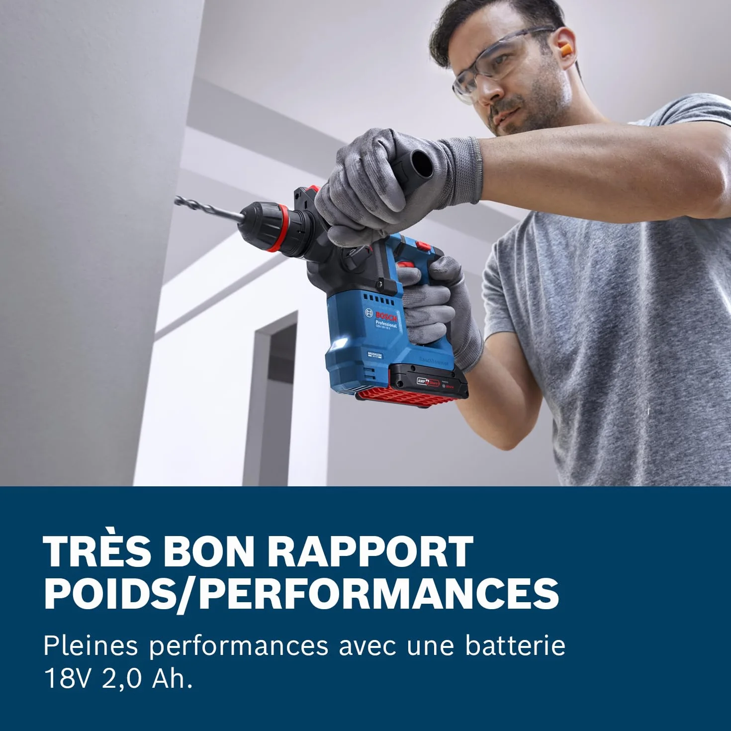 Bosch Professional 18V System perforateur sans-fil GBH 18V-18 X (mandrin One Chuck)