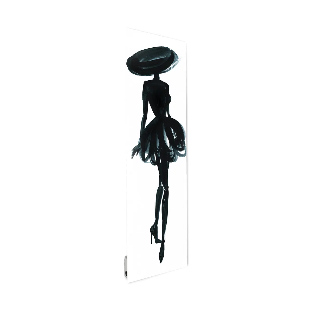ILO - Radiateur Électrique Mural - Rayonnant - Design - +38 Décors - Extra Plat - Wi-Fi Connecté - 500W - Pour pièce de 10m² - Orientation Vert.+Horiz. - Éco, Silencieux -  Mademoiselle