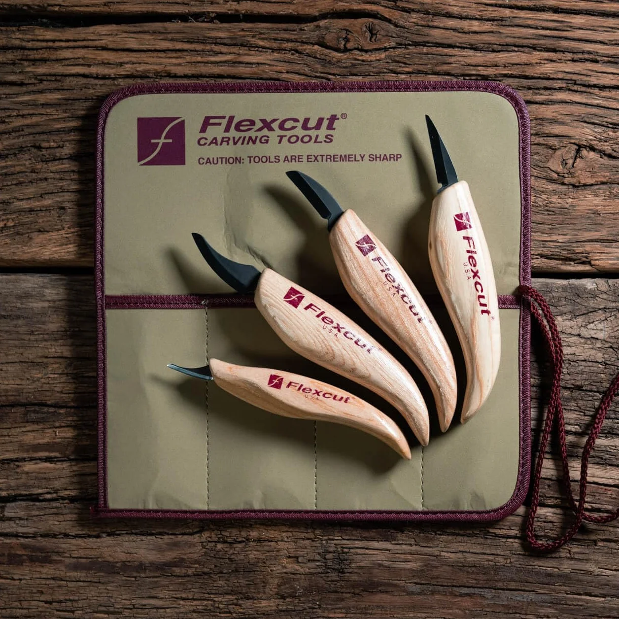 Flexcut Flexcut 4-Piece Carving Knife Set