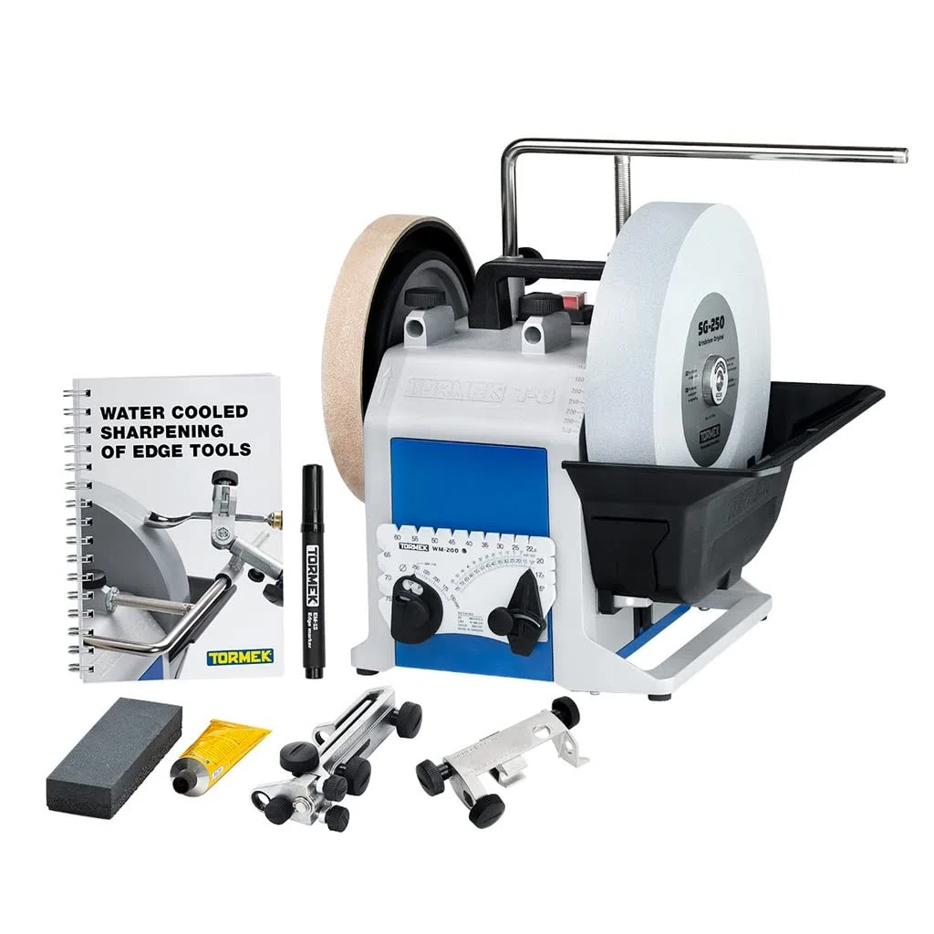 Tormek Meuleuse à eau T8 d'origine - Système d'affûtage humide pour outils de coupe