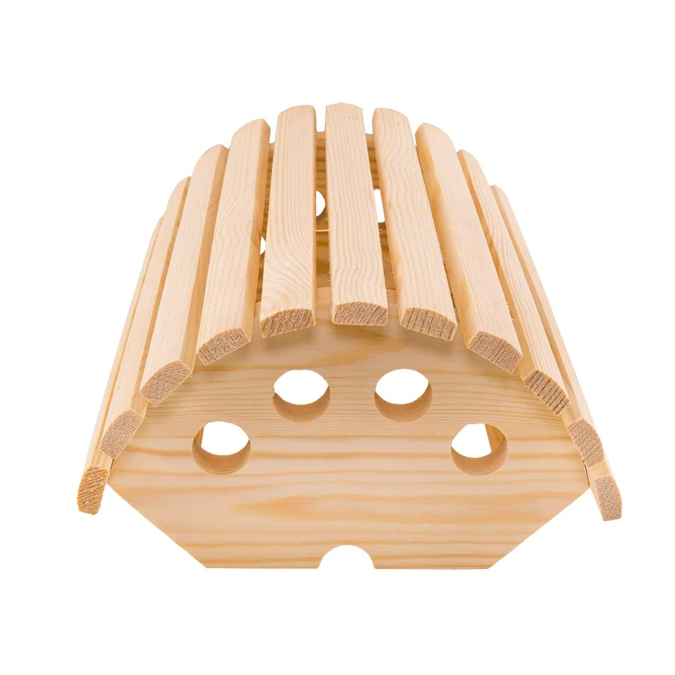 Kit d'éclairage de Sauna Abat-jour Sawo 914-VP de Pin avec E27 IP54 Lampe de Sauna et Câble de Silicone 5m SiHF