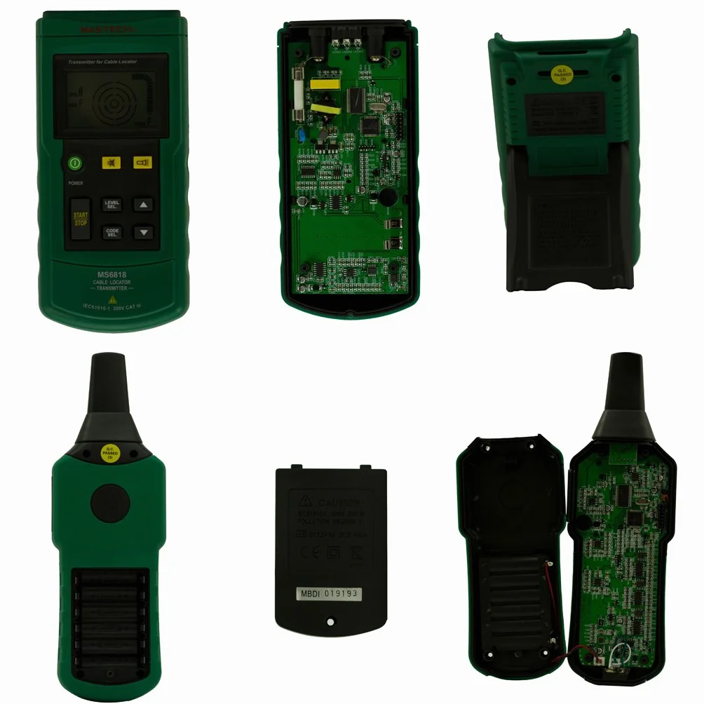 Mastech MS6818 Détecteur de câbles numérique portable professionnel