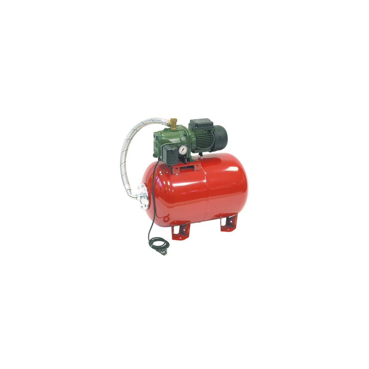 Surpresseur 60L DAB AQUAJETRED10260M - Réservoir horizontal à vessie avec pompe a eau 0,75 kW jusqu'à 3,6 m3/h monophasé 220V