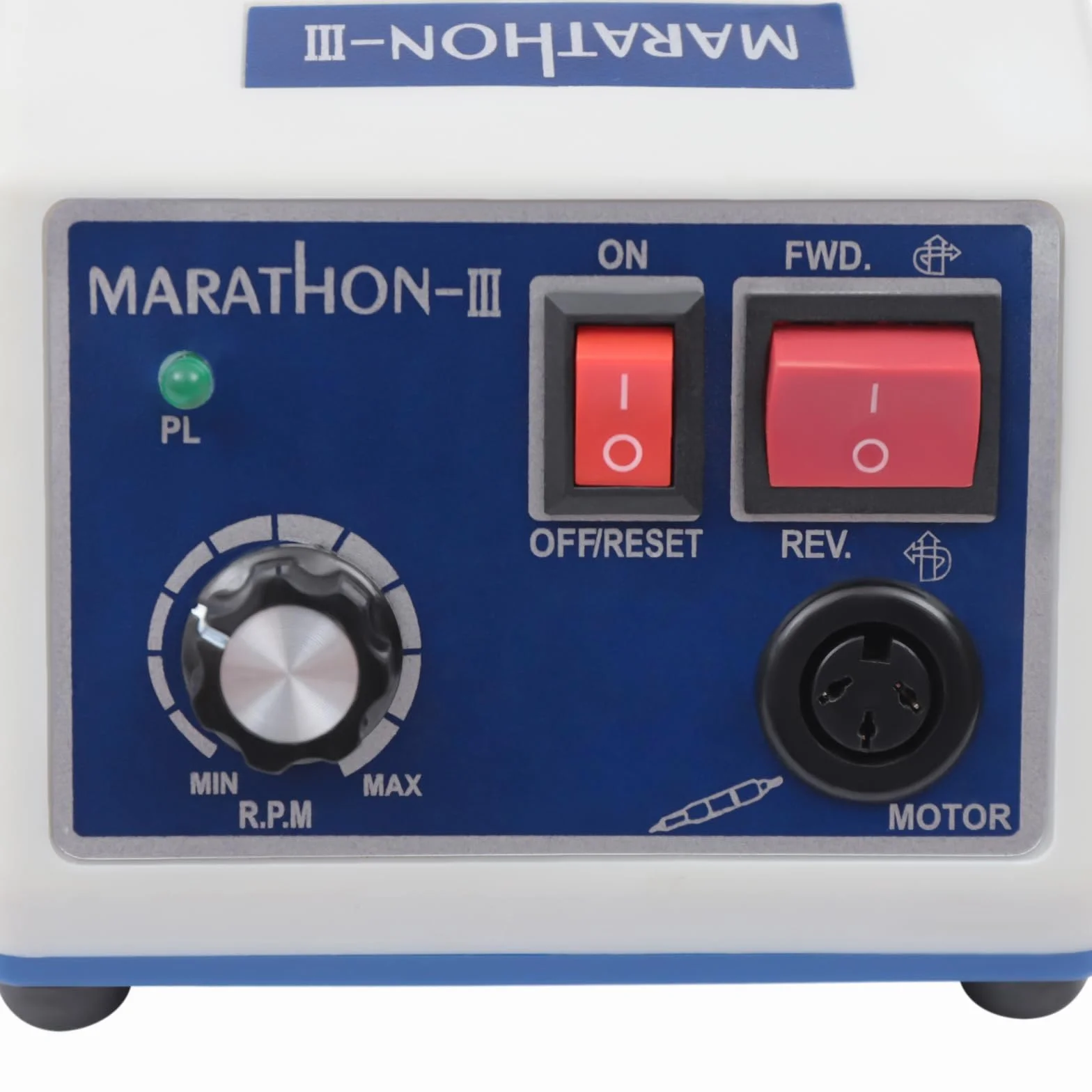Micromoteur de laboratoire 0-35000 tr/min, 0-35000 tr/min Micromoteur électrique, Micromoteur de polissage avec interrupteurs positif et négatif et pédale, poignée amovible, adapté au polissage et au