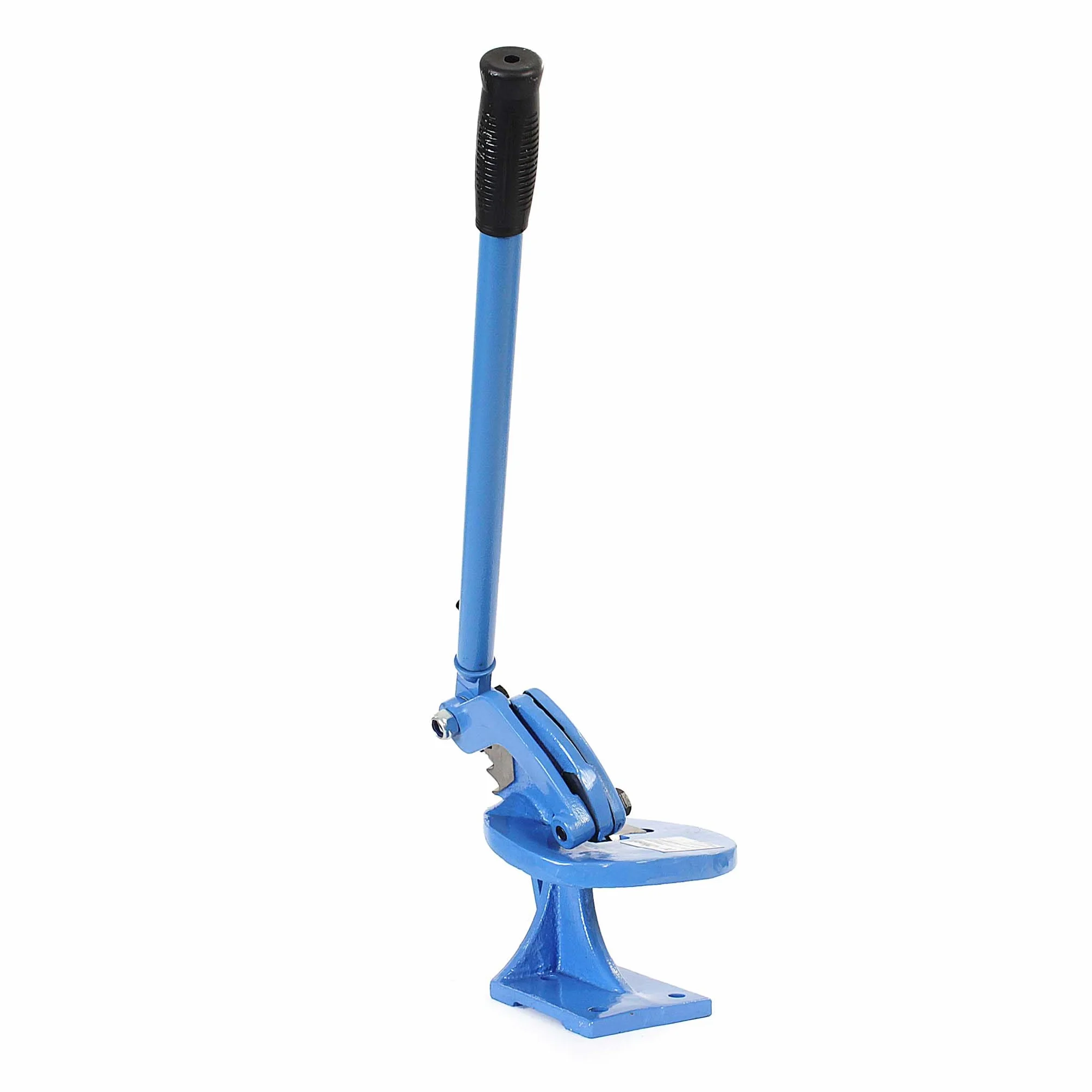 XPOtool Cisaille à levier 200 mm Lame courbée Découpe tôle Métal Acier rond plat Machine manuelle
