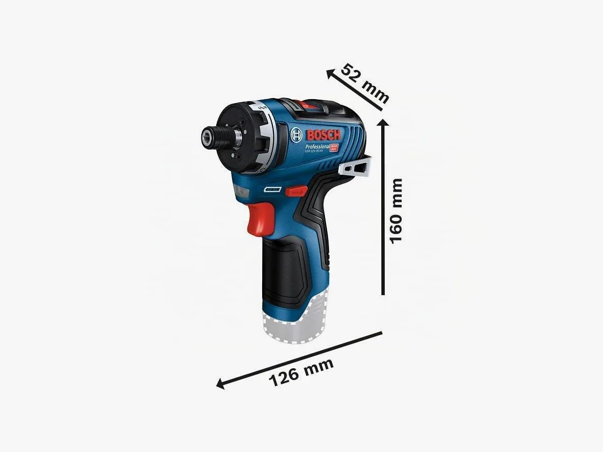 Bosch Professional 12V System perceuse-visseuse sans-fil GSR 12V-35 HX (sans batterie ni chargeur)