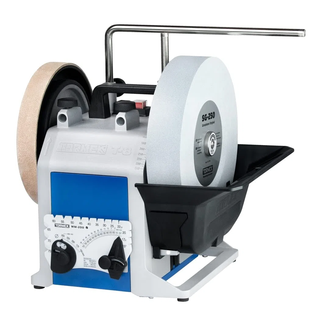Tormek Meuleuse à eau T8 d'origine - Système d'affûtage humide pour outils de coupe
