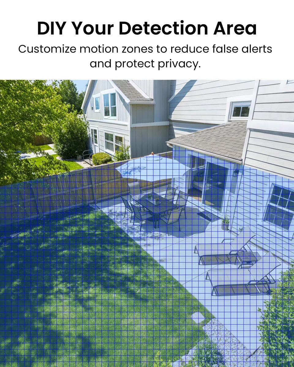 ZOSI Kit Caméra de Surveillance Extérieure Filaire 1080P avec DVR 8CH 500G | Détection de Personnes/Véhicules, Vision Nocturne IR 24m, Angle de Vue 90°, Alerte Instantanée via APP gratuite