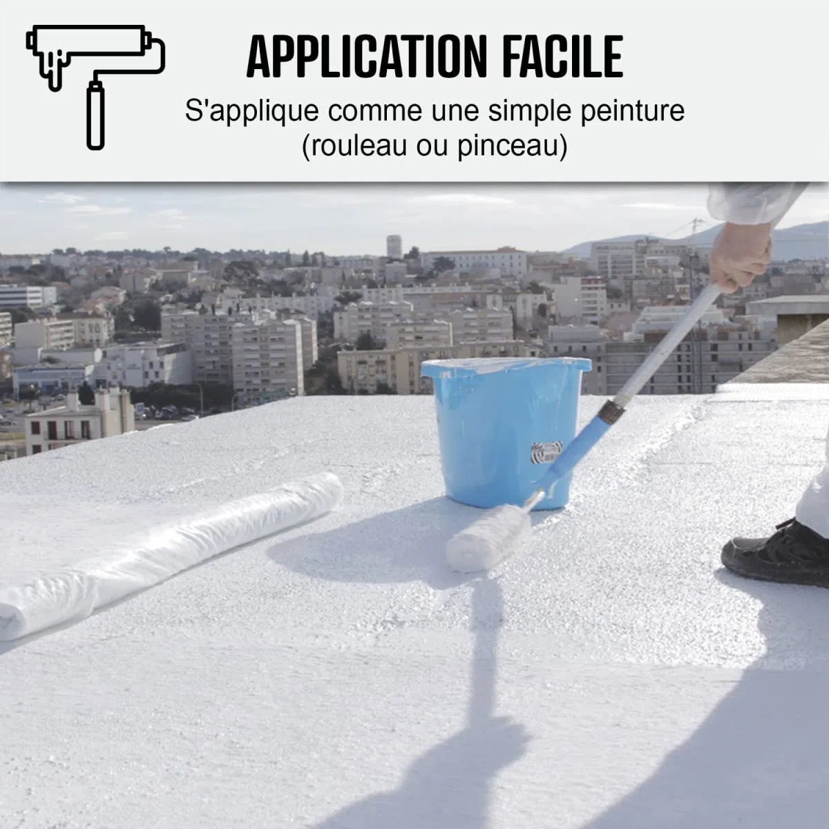 Étanchéité toit terrasse & toit plat | Résine et peinture étanche polyuréthane colorée, membrane liquide | ARCATHAN - 4 kg Beige - RAL 1001 - ARCANE INDUSTRIES