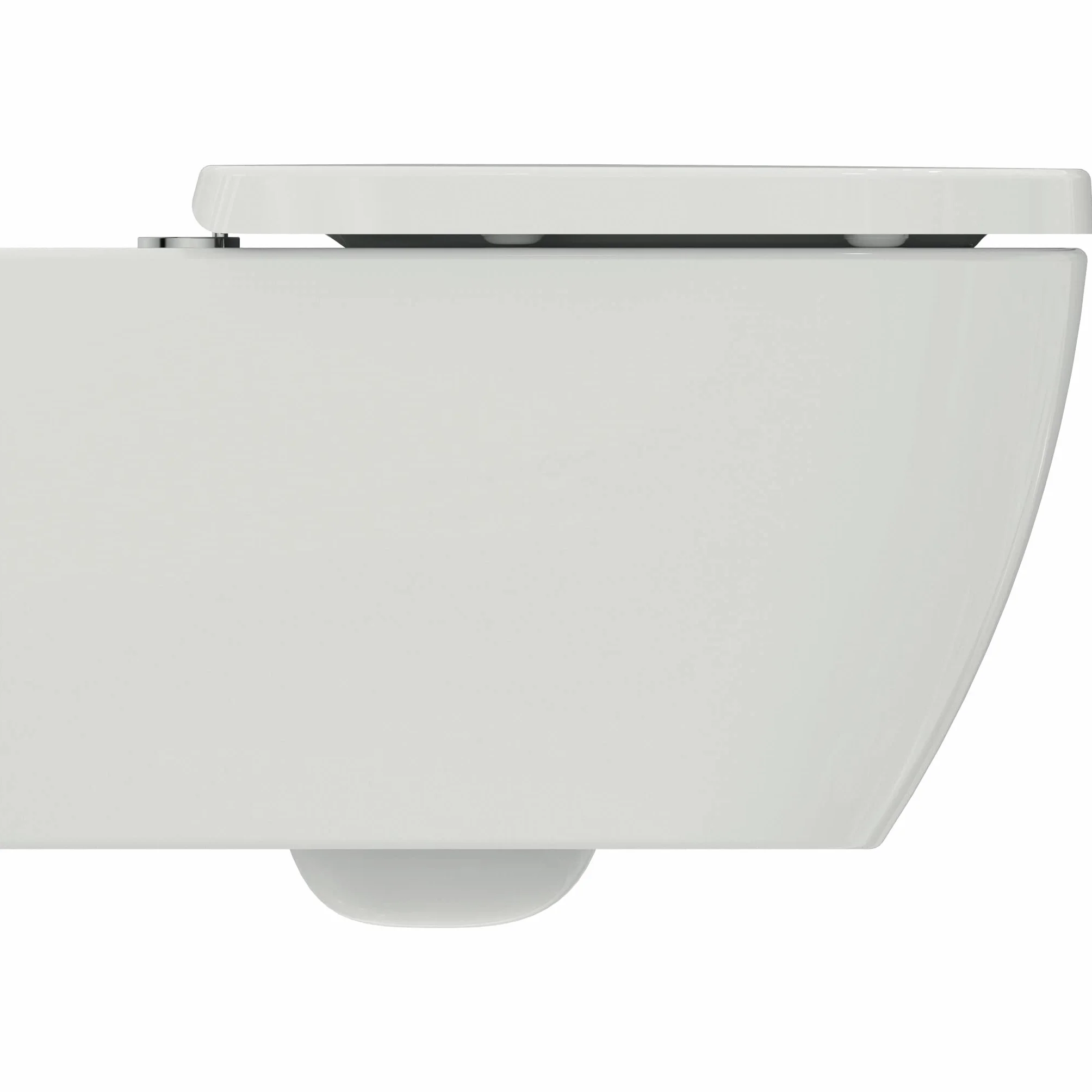 Ideal Standard I.Life B Ensemble Cuvette WC Suspendu Sans bride, Chasse d’eau Economique, Hygiénique RimLs+, Abattant Recouvrant, Frein de Chute, Blanc T542101