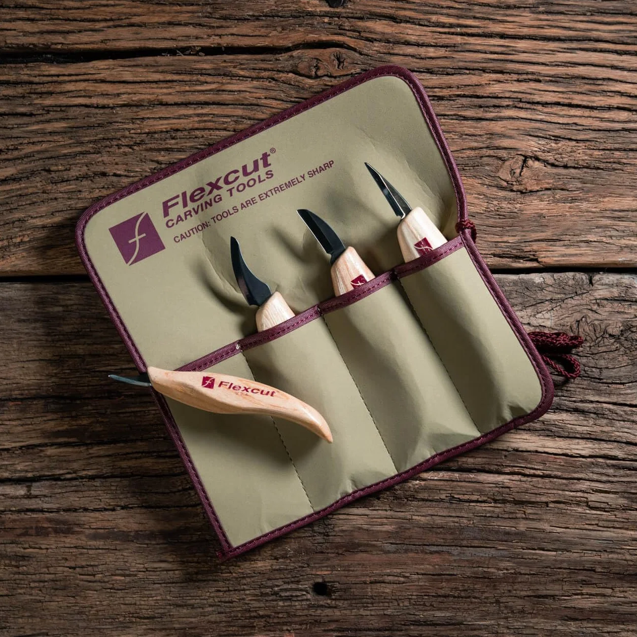 Flexcut Flexcut 4-Piece Carving Knife Set