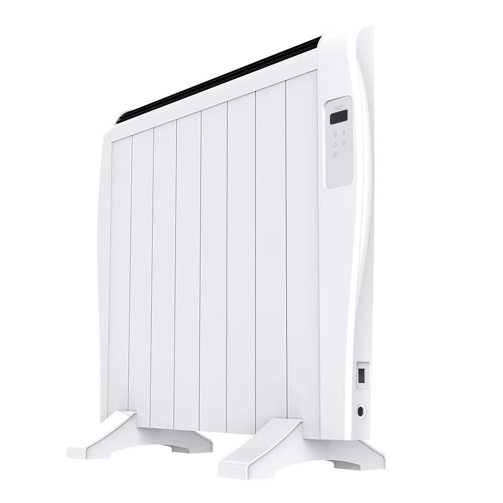 Cecotec Émetteur Thermique Ready Warm 1800 Thermal. 8 Éléments, 3 Modes de Fonctionnement, Minuterie, Télécommande sans Fil, Écran LED, 1200 W. (8 Module | Wi-Fi, Blanc)