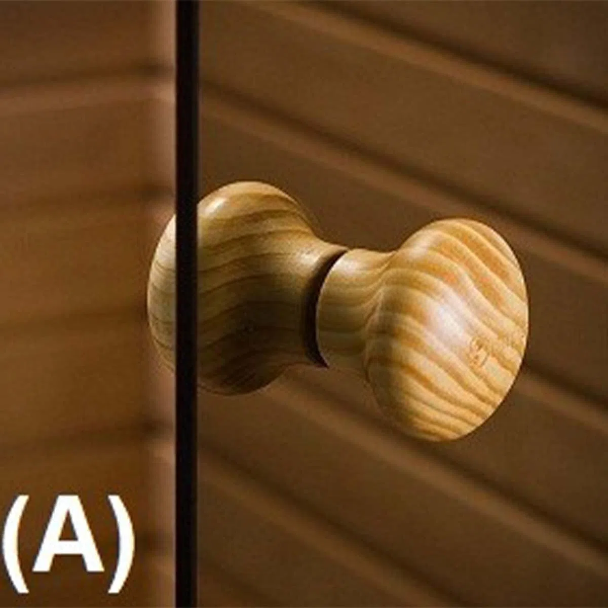 Porte de Sauna en Verre sécurite 8 mm Cadre en pin 60 x 190 Transparente