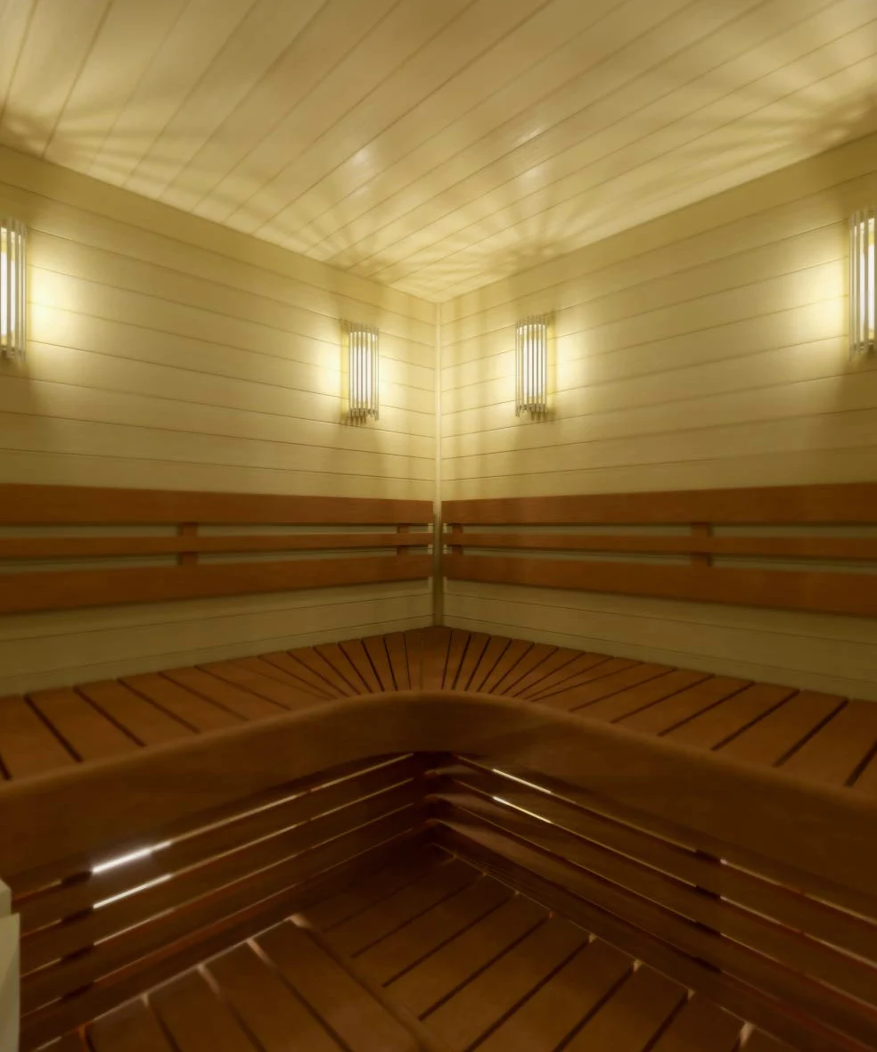Kit d'éclairage de Sauna Abat-jour Sawo 914-VP de Pin avec E27 IP54 Lampe de Sauna et Câble de Silicone 5m SiHF
