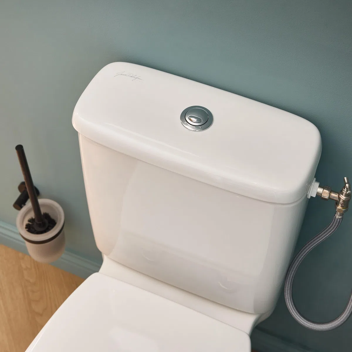 Jacob Delafon - Pack WC au Sol Sans Bride Camille - Sortie Horizontale - Réservoir 3/6L Econome en Eau - Abattant Extraplat Fermeture Douce - Céramique recyclée - 36x65x77 cm - Blanc - E40945-00