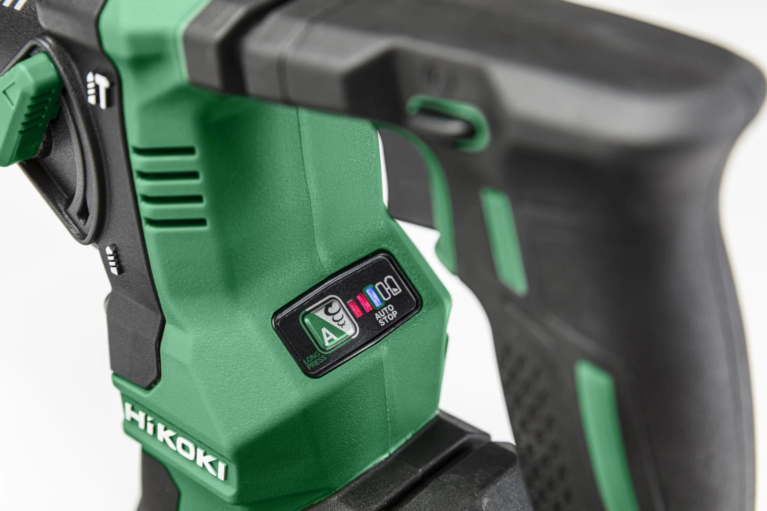 HIKOKI DH18DPAW2Z - Marteau léger SDS-Plus Sans Batteries ni Chargeur 18V Li-Ion Moteur Brushless 1.3 J 0-1080 rpm 0-5500 ipm max. 18 mm 1,6 Kg avec étui empilable Vert/Noir