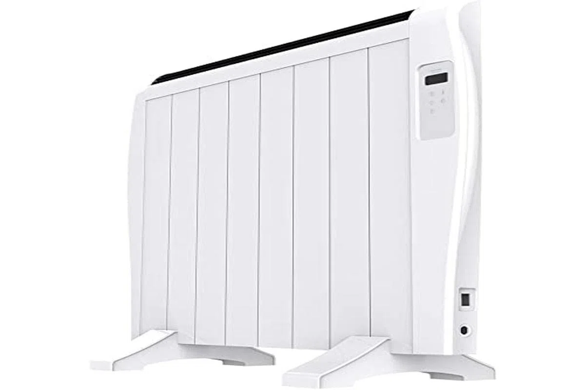 Cecotec Émetteur Thermique Ready Warm 1800 Thermal. 8 Éléments, 3 Modes de Fonctionnement, Minuterie, Télécommande sans Fil, Écran LED, 1200 W. (8 Module | Wi-Fi, Blanc)