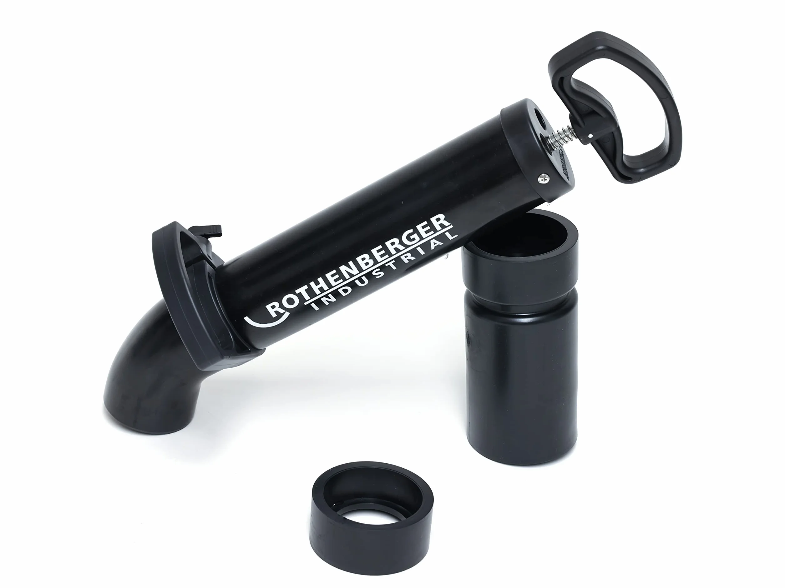 ROTHENBERGER Industrial RoPump Power nettoyeur de tuyaux à aspiration et pression inclus 2 adaptateurs, siphons et drains dans la cuisine, la salle de bain, les toilettes, 1500002695