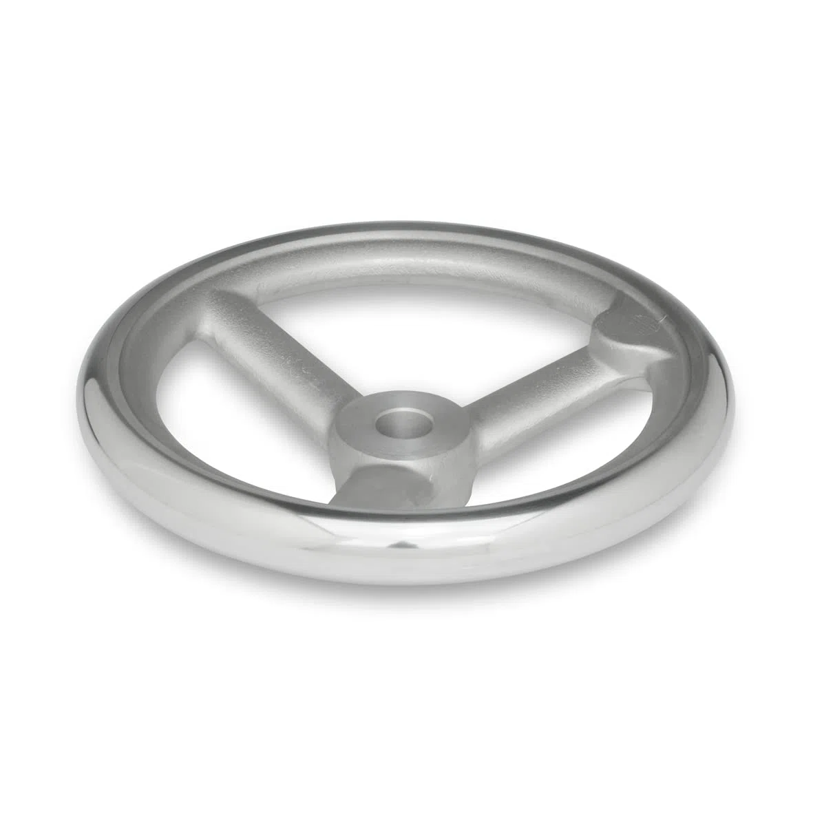 Ganter Normelemente | Volant en aluminium | DIN 950-AL-250-B26-A | Diamètre d1 : 250 mm ; alésage d2 : 26 mm