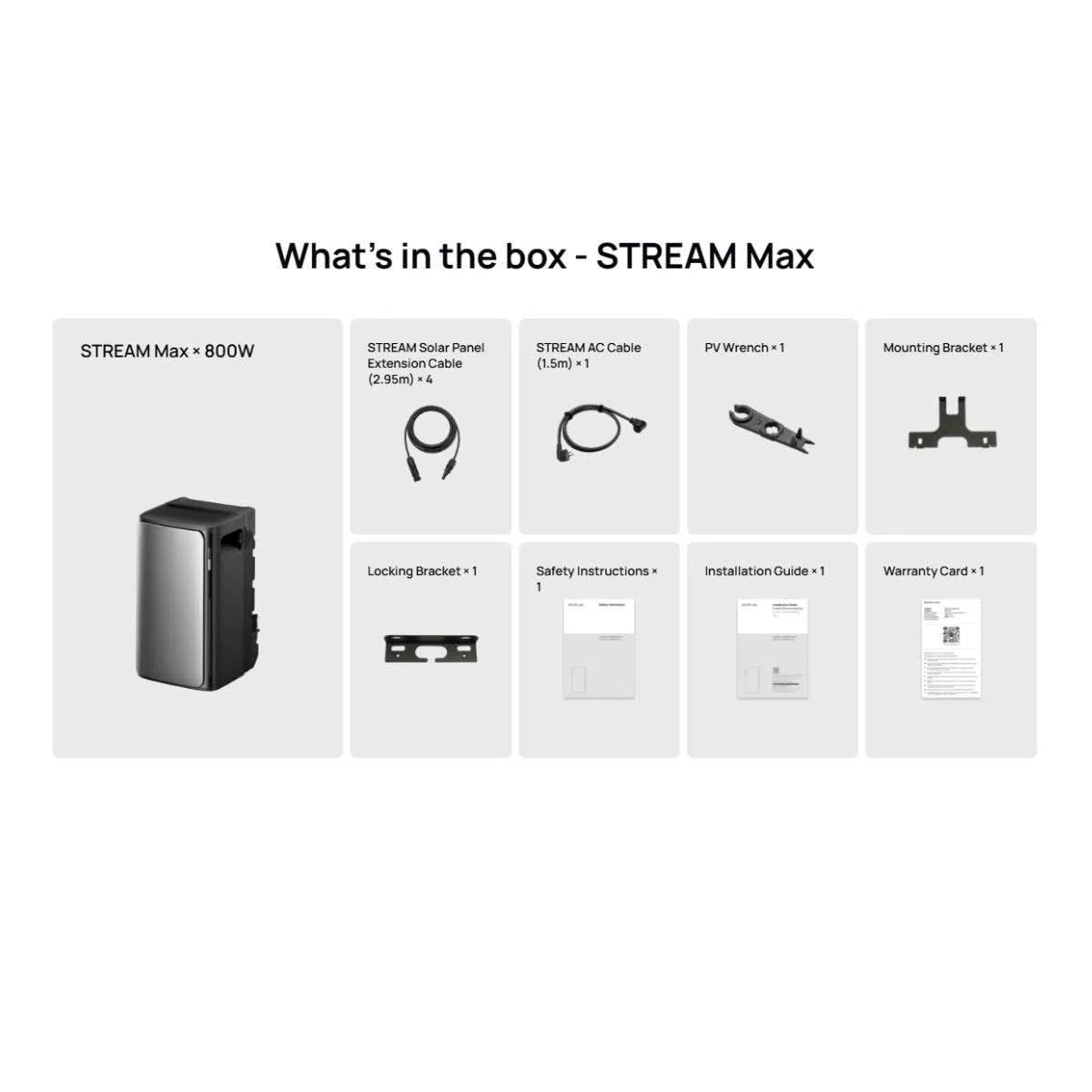 Station d'Énergie EcoFlow Stream Max
