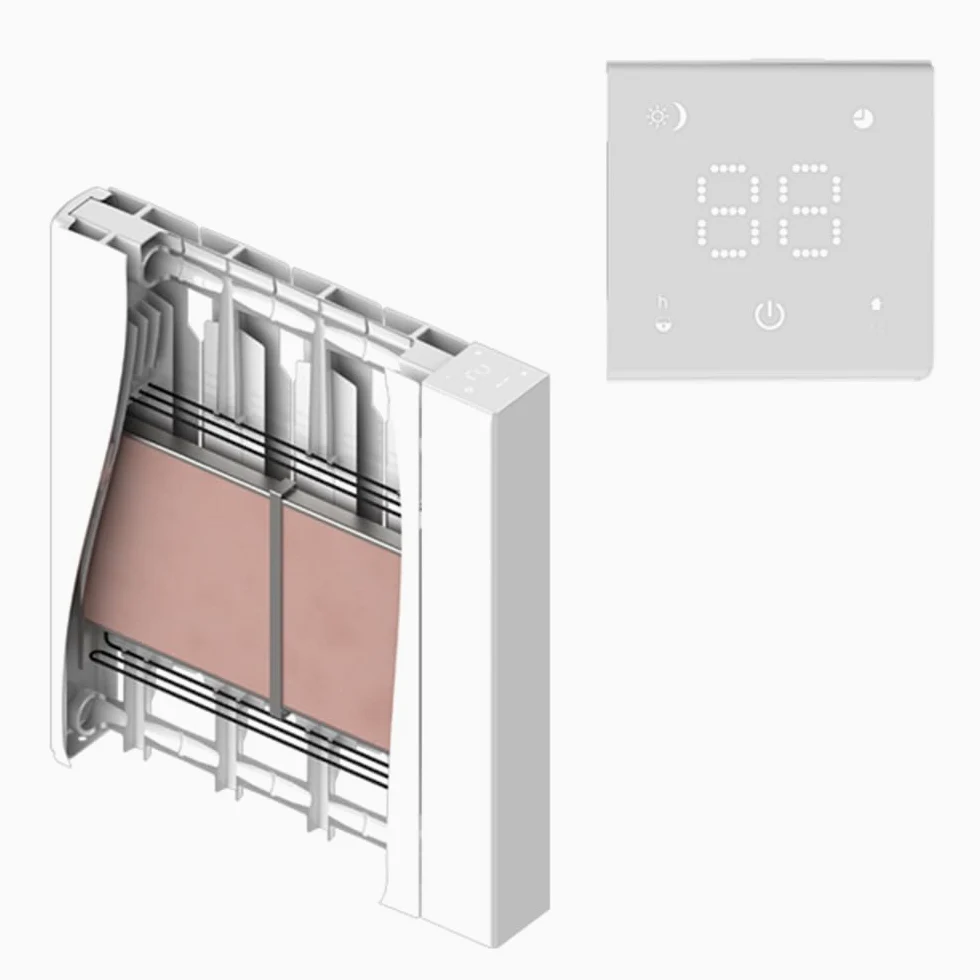 Radiateur électrique connecté Wi-Fi cœur de chauffe en céramique HEATZY GLOW 1500w