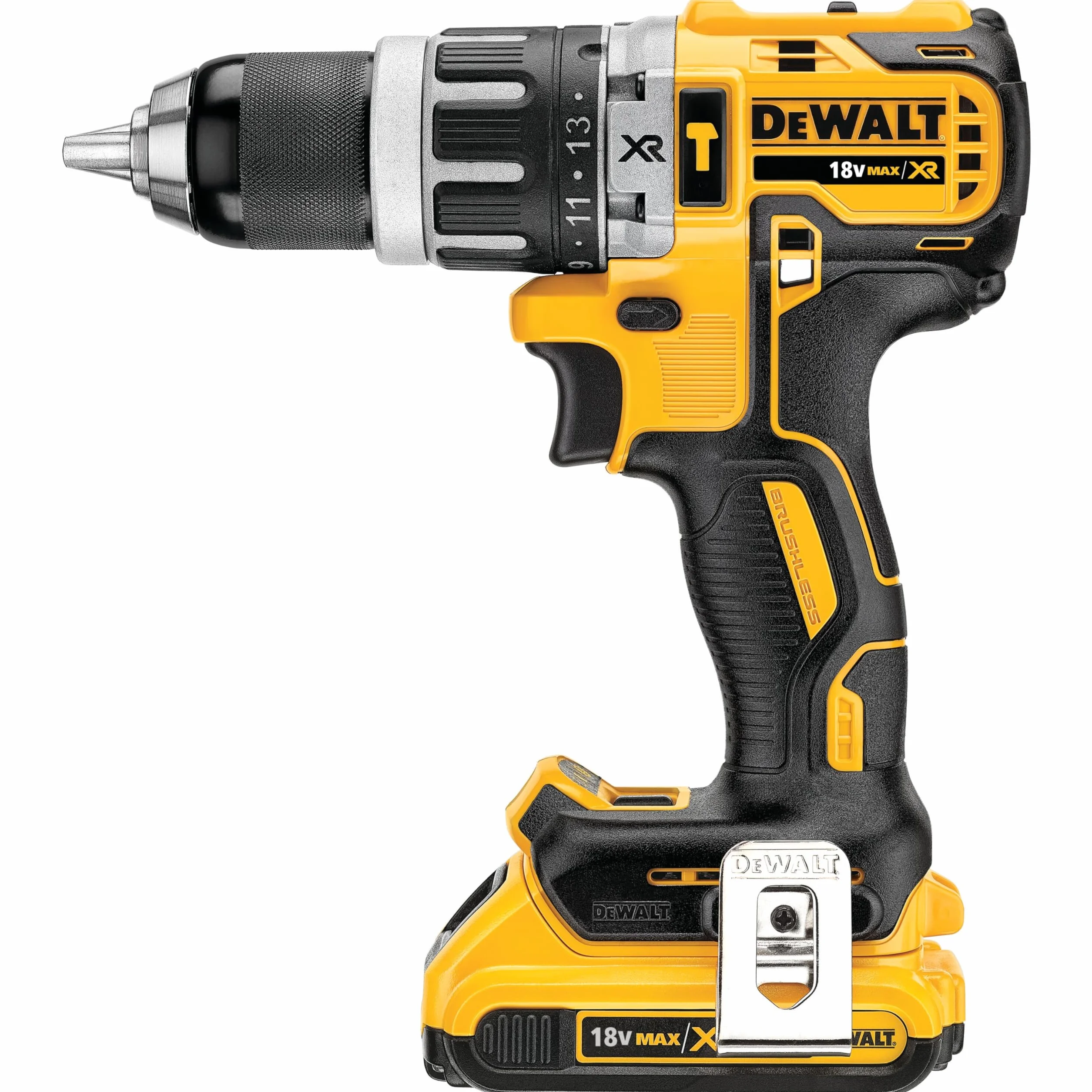 DEWALT Kit Perceuse DCD796 + Visseuse à Impact DCF887 + 2 Batteries 5Ah + Chargeur DCB115 + Mallette Tstak DCK266P2T-QW