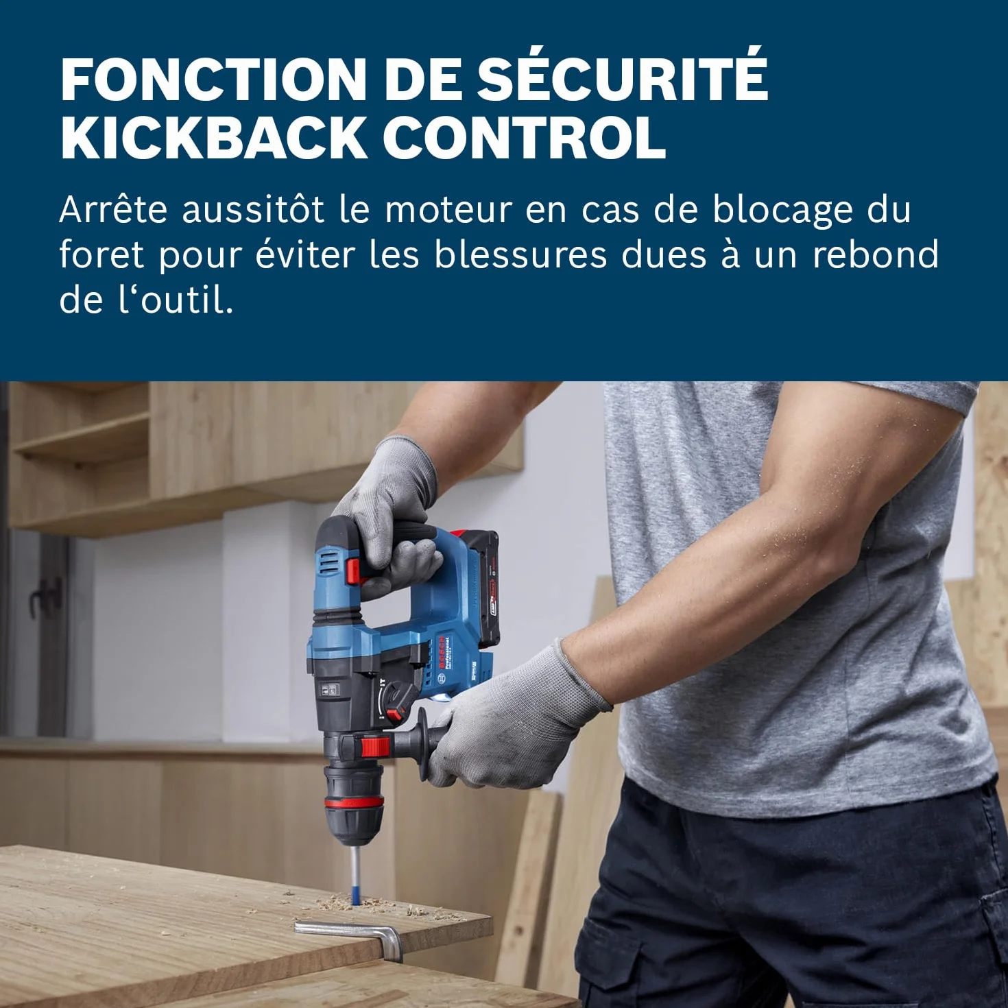 Bosch Professional 18V System perforateur sans-fil GBH 18V-18 X (mandrin One Chuck)