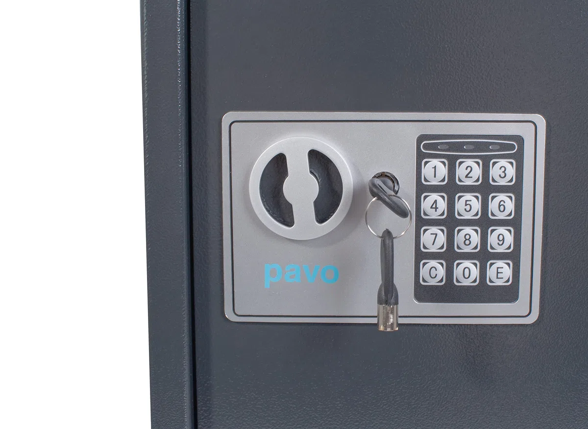 PAVO – Armoire à clés Haute sécurité Magnettag pour 50 clés – Gris foncé, 8013876