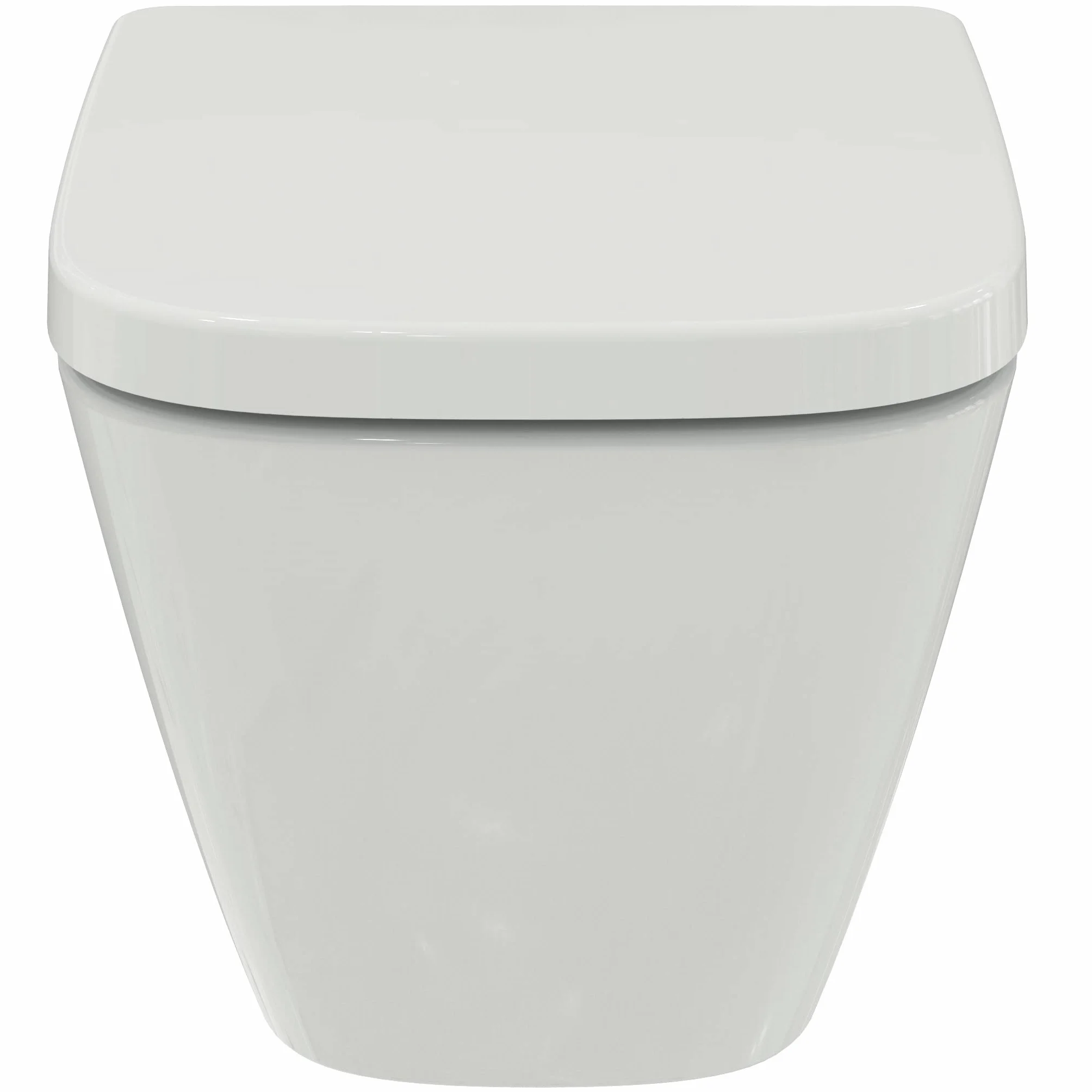 Ideal Standard I.Life B Ensemble Cuvette WC Suspendu Sans bride, Chasse d’eau Economique, Hygiénique RimLs+, Abattant Recouvrant, Frein de Chute, Blanc T542101