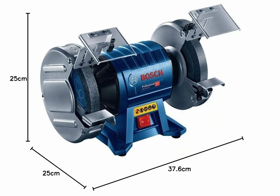 Bosch Professional touret à meuler GBG 35-15 (meules Ø 150 mm, 350 W, avec meules à grain normal de 24, 60)