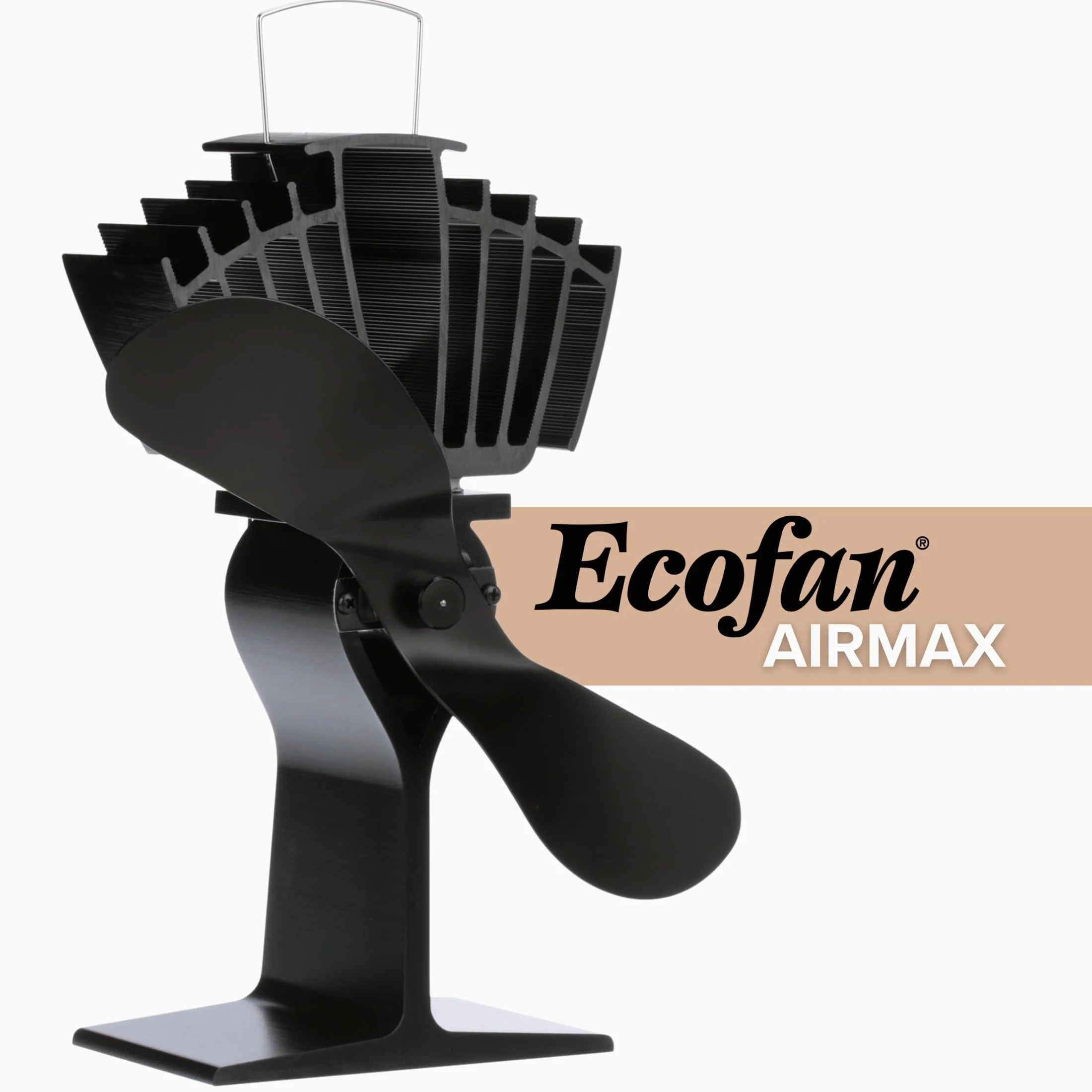 Ecofan AirMax Ventilateur de poêle – Design Classique Puissant – 175 CFM – Idéal pour Poêles à Bois – Ventilateur Thermique pour une Circulation d’Air Efficace & des Économies de Combustible