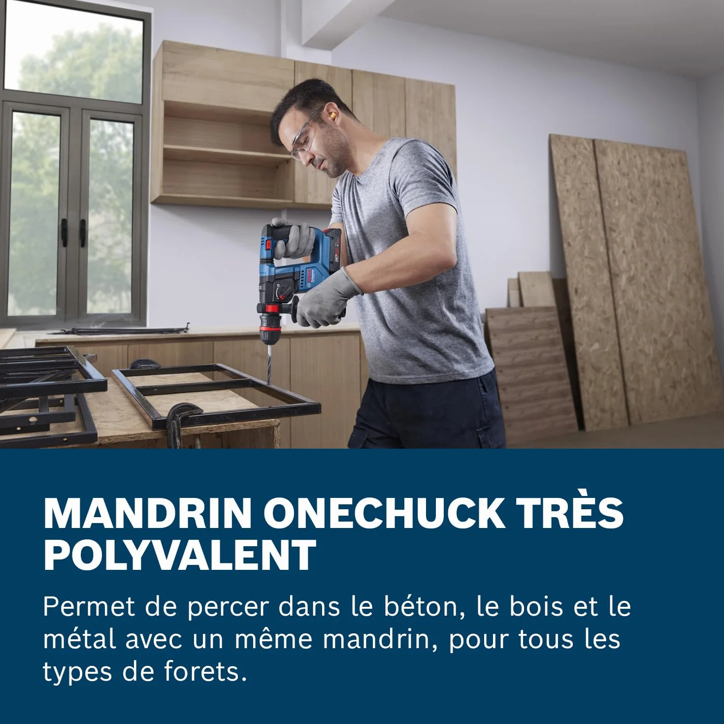 Bosch Professional 18V System perforateur sans-fil GBH 18V-18 X (mandrin One Chuck)