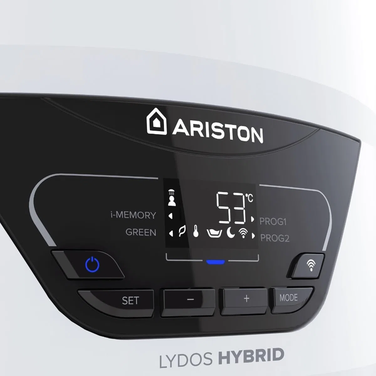 Ariston Lydos Hybrid Wifi 100L, Chauffe-Eau Thermodynamique Mural, Classe A, COP 1.89, Air Ambiant, 50% d'Économie d'Énergie, Prêt-à-Poser, Installation en France