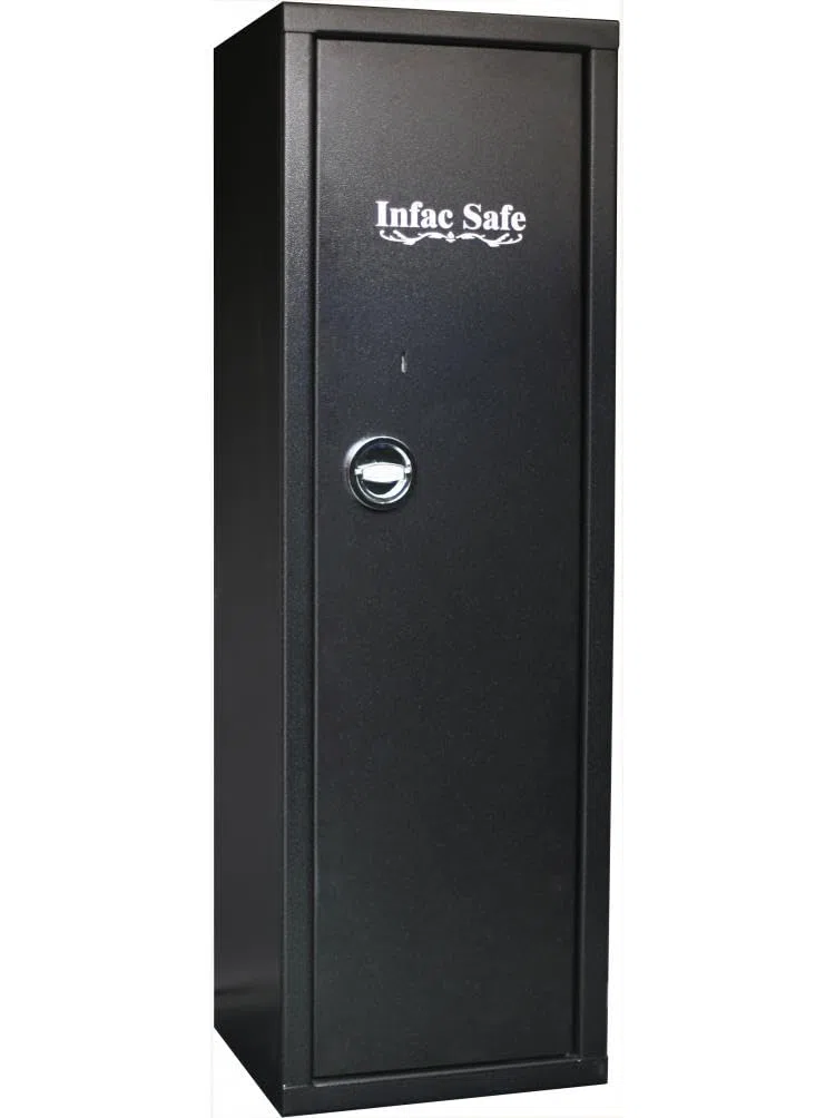Safe C20S Armoire forte avec étagères en Acier | 5 étagères renforcées amovibles et réglables | Serrure à clé
