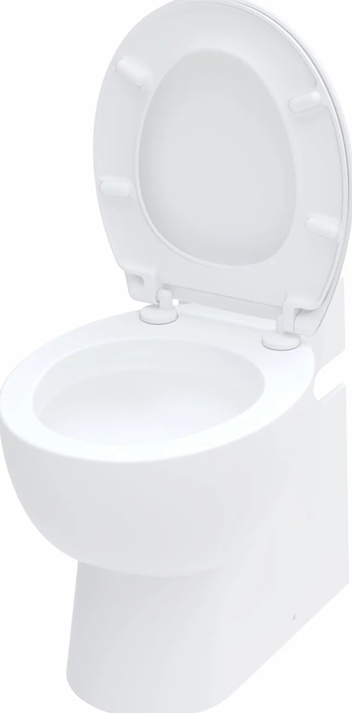 SFA - Sanicompact Pro - WC Broyeur Intégré - Design Contemporain - Chasse Spirale Eco+ - Matériau Hygiénique - Installation Et Entretien Simples - 51 dB - 36,8 x 55,5 x 49 cm - 550 W - Made In France
