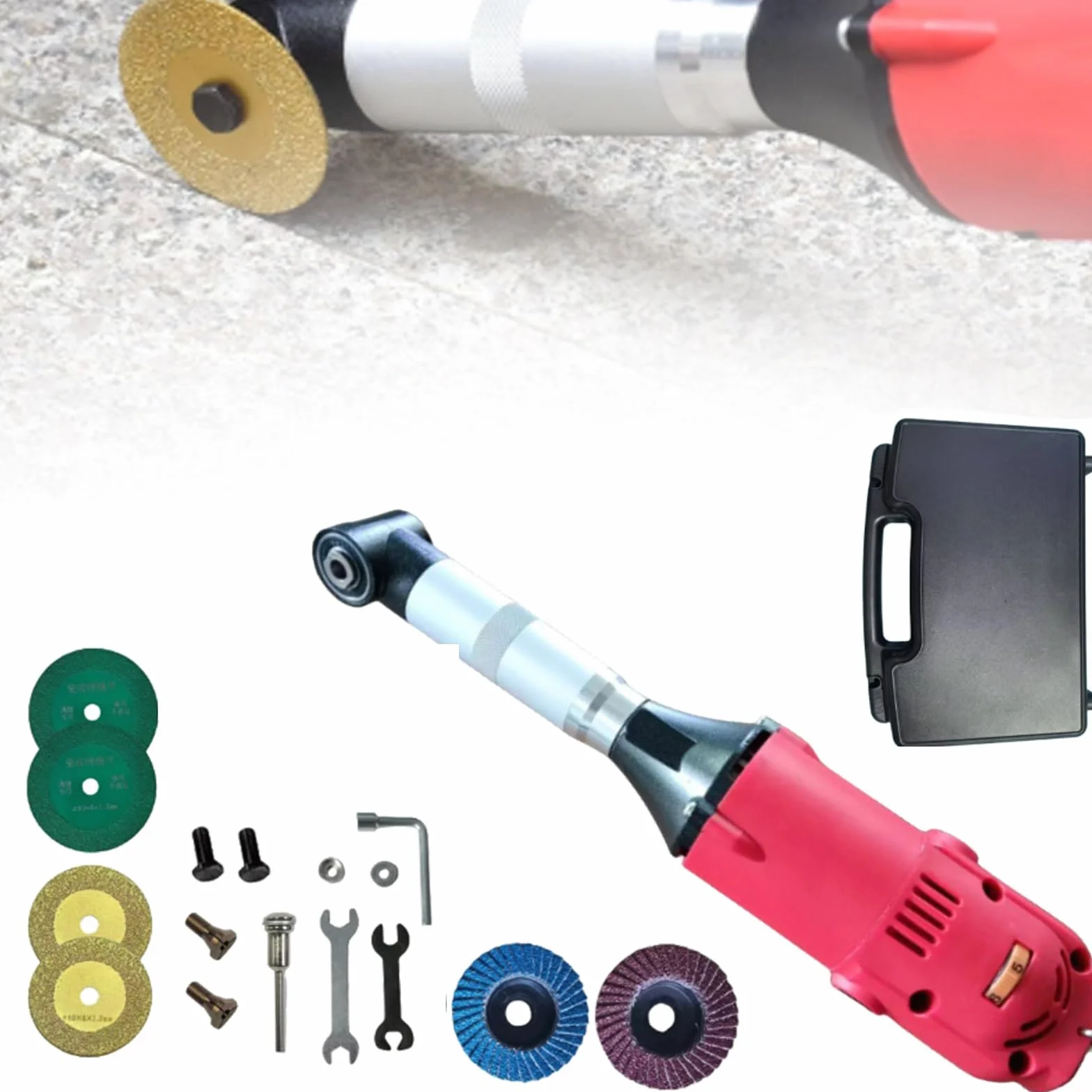 Meuleuse électrique 350 W, ouvre-Joint for carrelage, Nettoyeur avec 15000 TR/Min, 6 Vitesses Variables, for Le meulage, Le Polissage, la découpe et l'embellissement des Joints