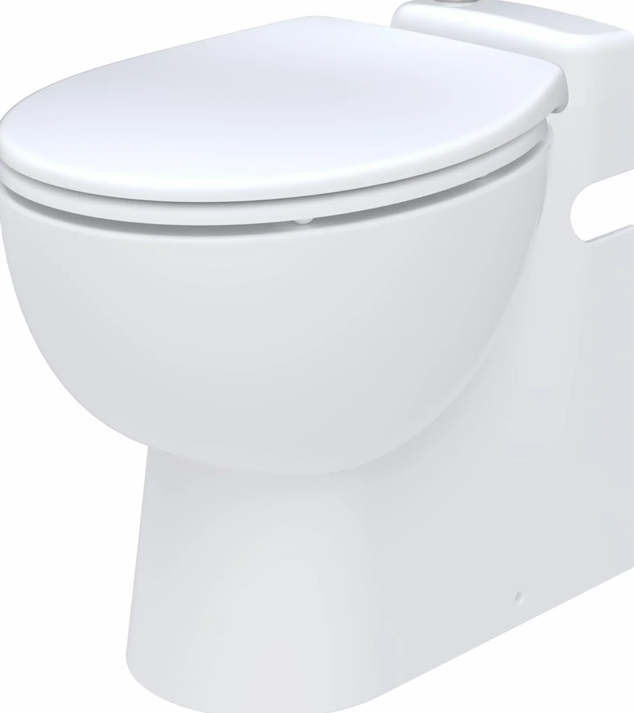 SFA - Sanicompact Pro - WC Broyeur Intégré - Design Contemporain - Chasse Spirale Eco+ - Matériau Hygiénique - Installation Et Entretien Simples - 51 dB - 36,8 x 55,5 x 49 cm - 550 W - Made In France