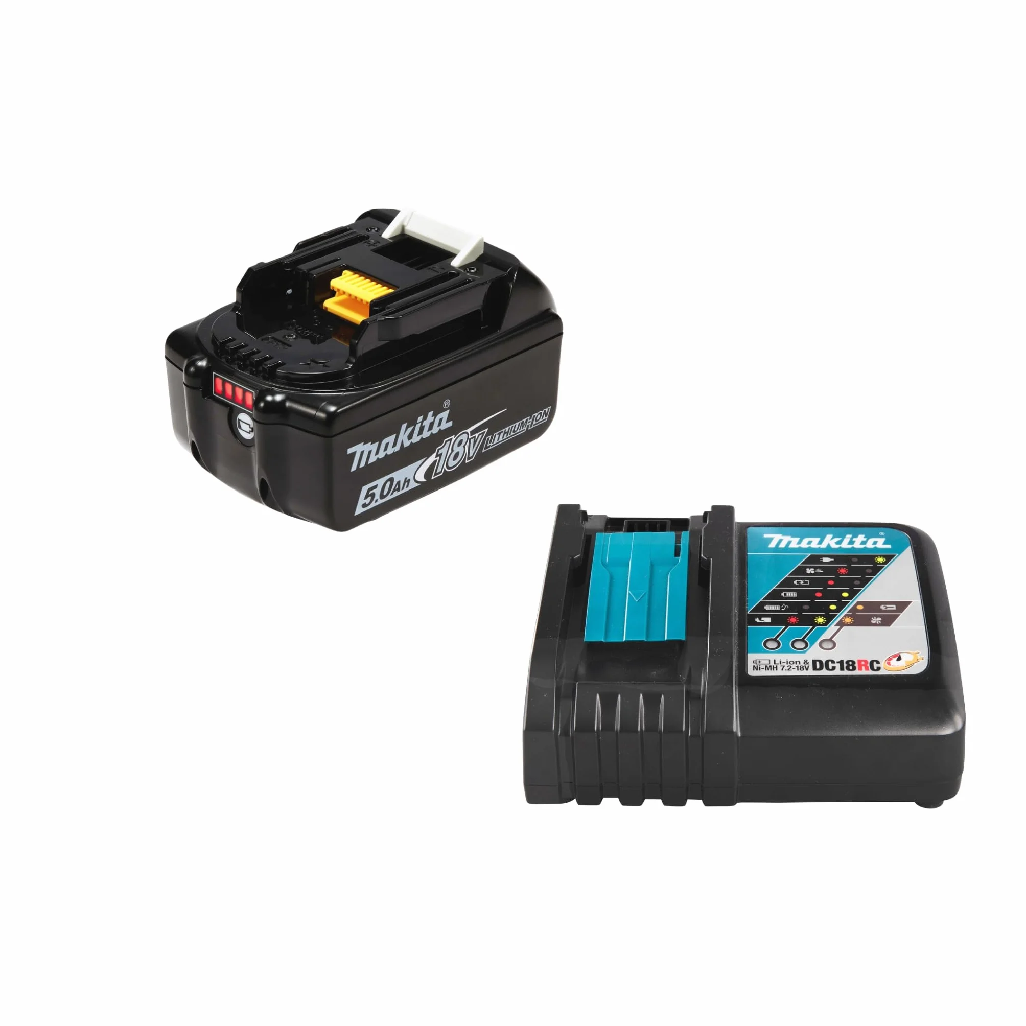 Pack Power 18V LXT (1x5,0 Ah) avec chargeur rapide simple - MAKITA 191B51-7