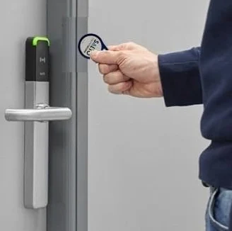 10 x Transpondeur Salto 4K Porte-Clés RFID avec 4 KB Mémoire pour Serrures Électroniques et Cylindres de Fermeture