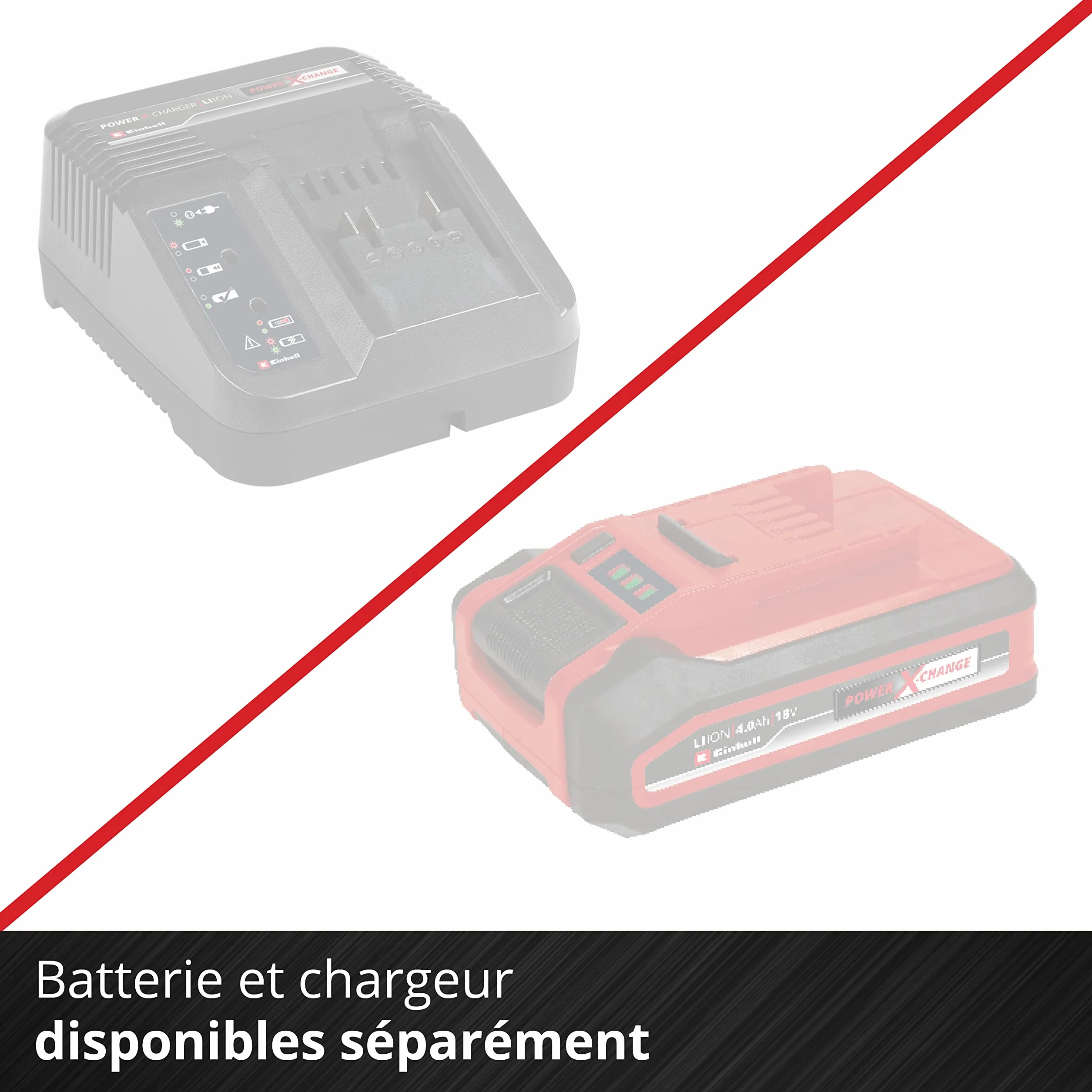 Einhell Professional Meuleuse d’angle Ø125mm sans fil AXXIO 18/125 Q Li- Solo Power X-Change (18V, moteur sans charbon, Protection contre surcharges) Livré sans Batterie ni Chargeur