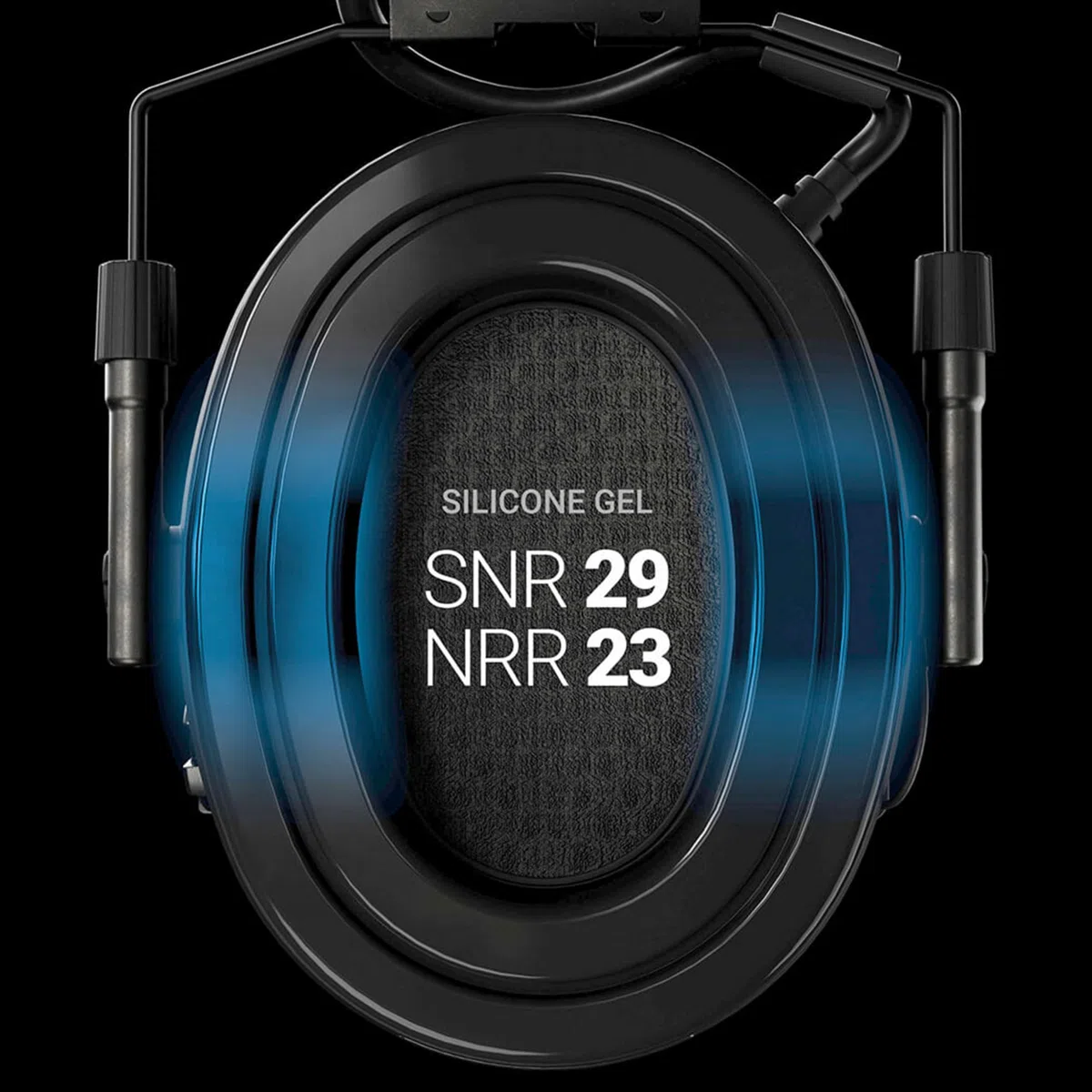 Sordin X2 Casque antibruit à coquilles - Protection auditive pour la chasse et le tir sportif avec bandeau - actif et électronique