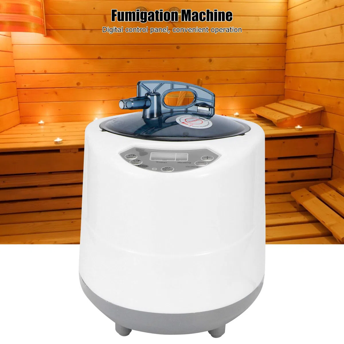 Fdit Générateur de Vapeur Sauna 220V Ménage Machine Soins de santé avec Fumigation des Pieds à la Vapeur pour Les Saunas de Fumigation