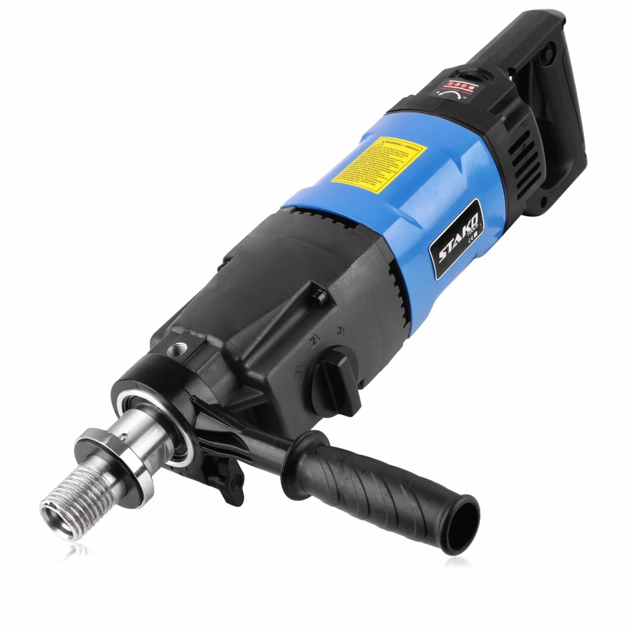 STAKO Carotteuse professionnelle 2300 W - Diamètre max 165-202 mm - Poids 6 kg - Carotteuse diamant PRCD 3 vitesses