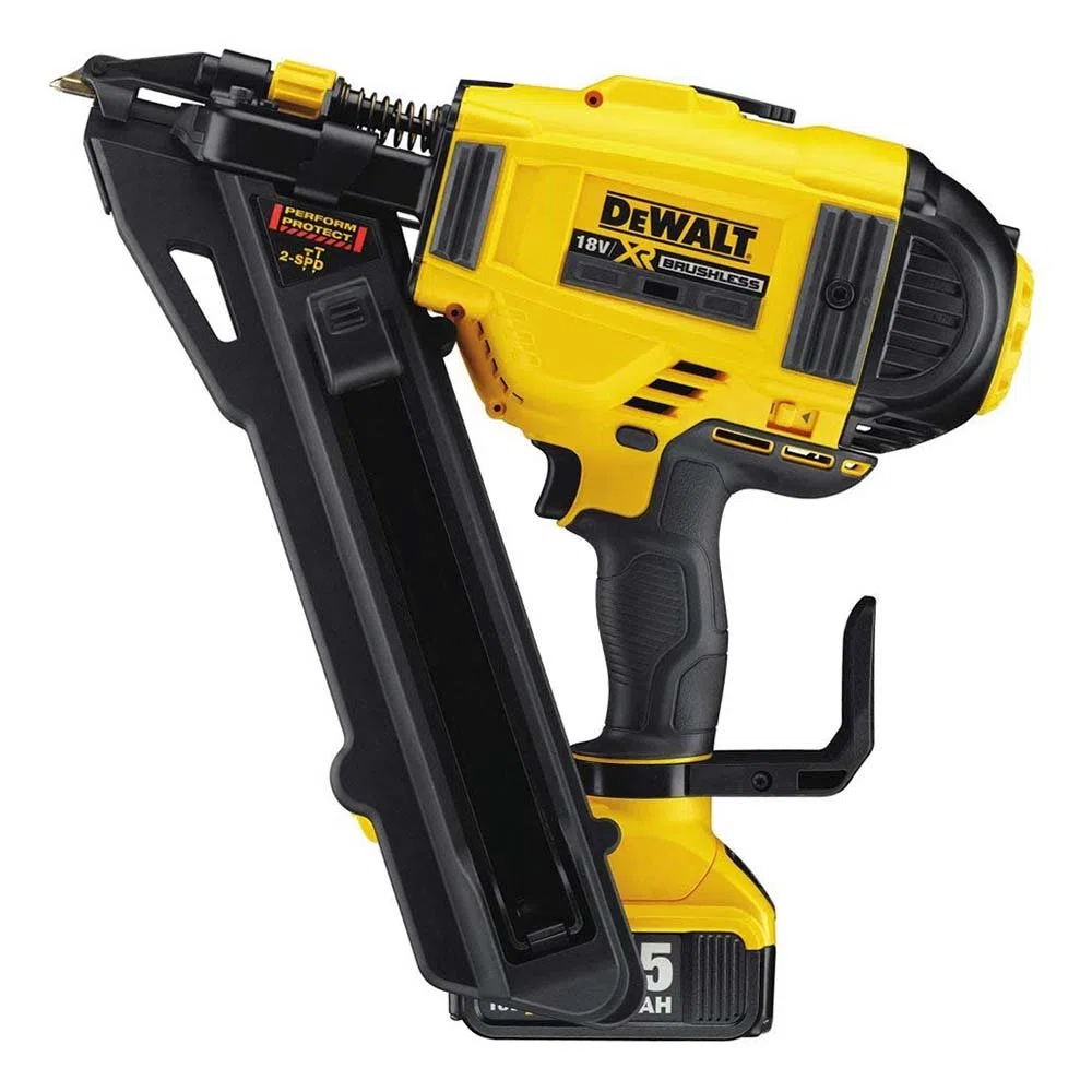 DeWalt Lot de Cloueuse, 1, jaune – Noir, dcn693p2 Batterie